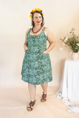 Poppy Dress - Marigold Connection Print (8,10,16)
