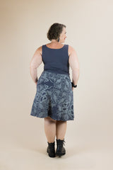 4-Way Reversible Organic Cotton Crop Top – Nightwalk Print