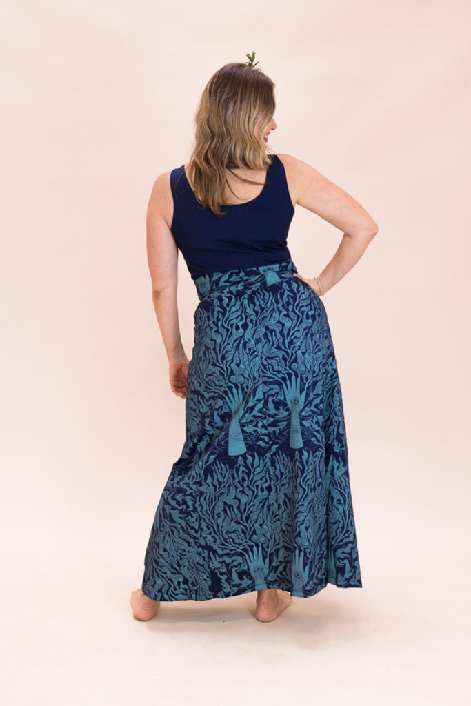 Stretch Maxi Skirt - Care for Kelp