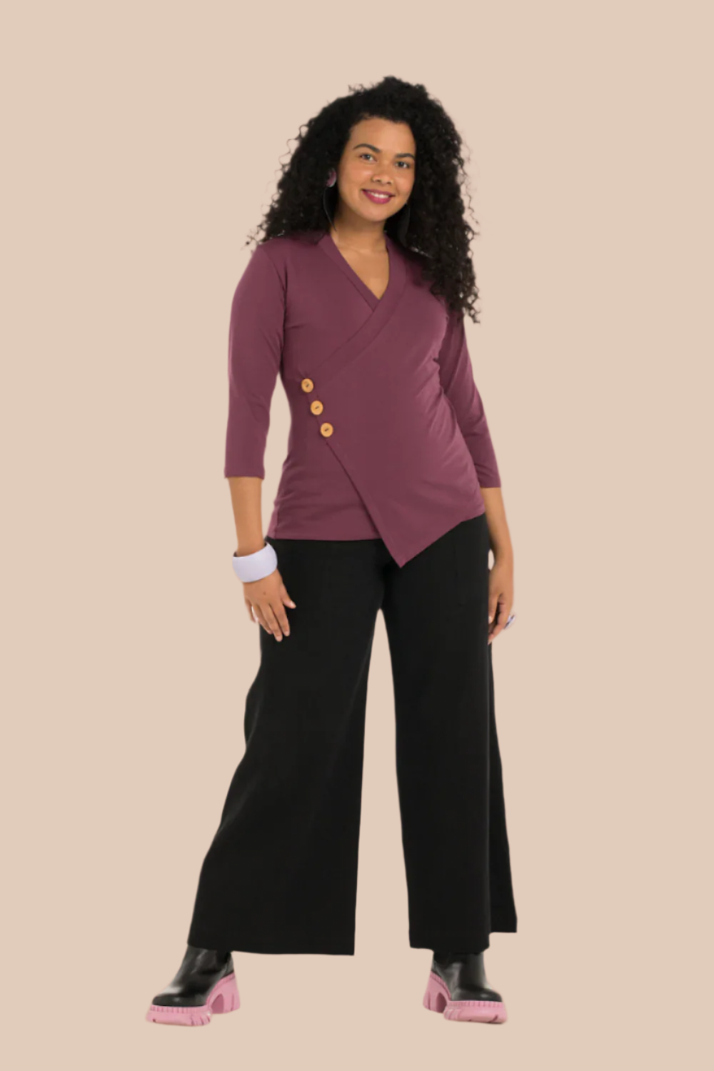 Sidewalk Pants - Black Linen/Viscose (14)