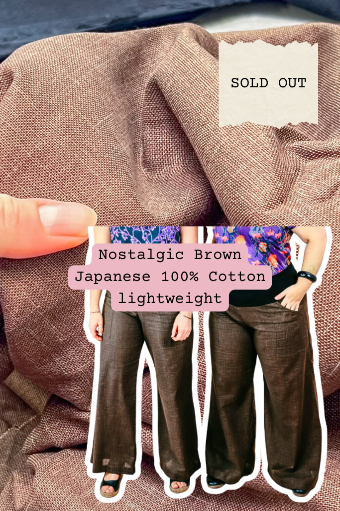 Cropped Verge Pants - Mixed Fabrics