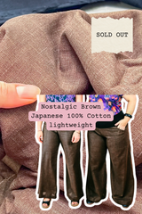 Cropped Verge Pants - Mixed Fabrics