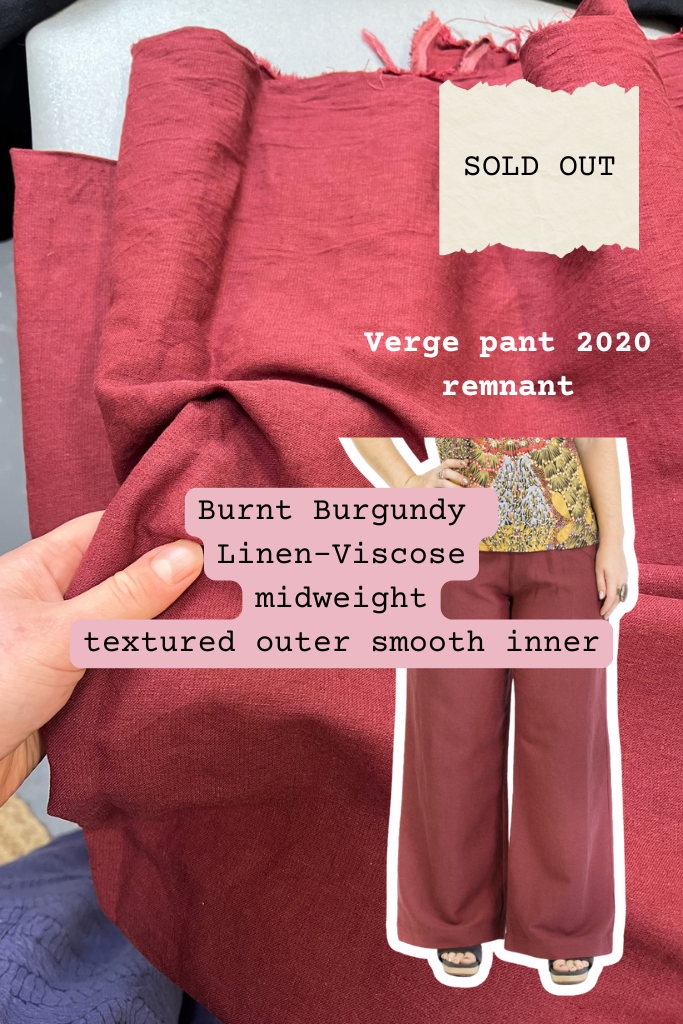 Cropped Verge Pants - Mixed Fabrics