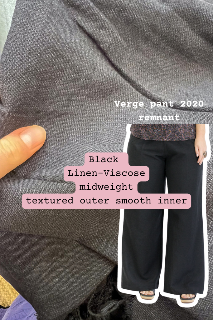Cropped Verge Pants - Mixed Fabrics
