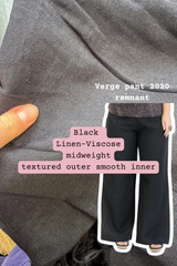 Cropped Verge Pants - Mixed Fabrics