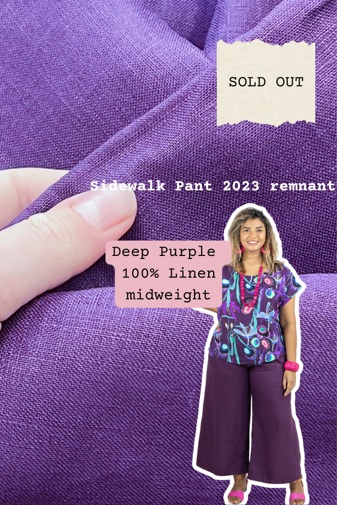 Cropped Verge Pants - Mixed Fabrics