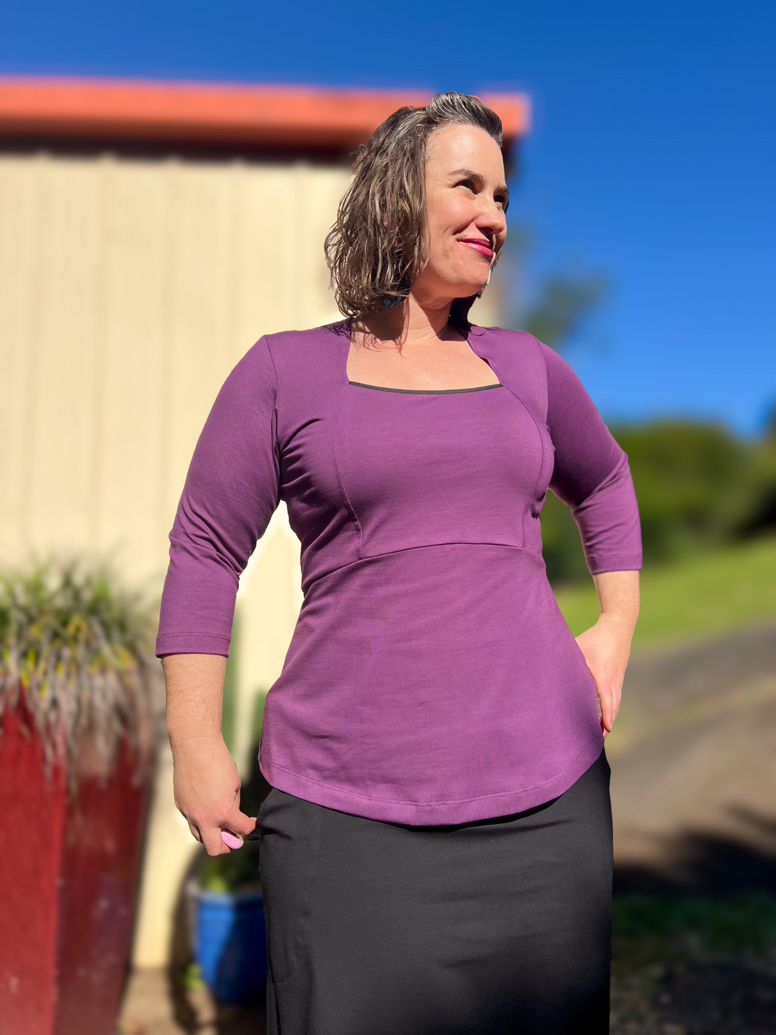 Cardamom Top – Orchid Purple