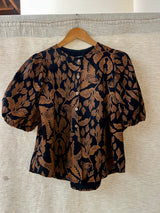 SAMPLE Linen Puff Top - Burdock & Bird (Small)