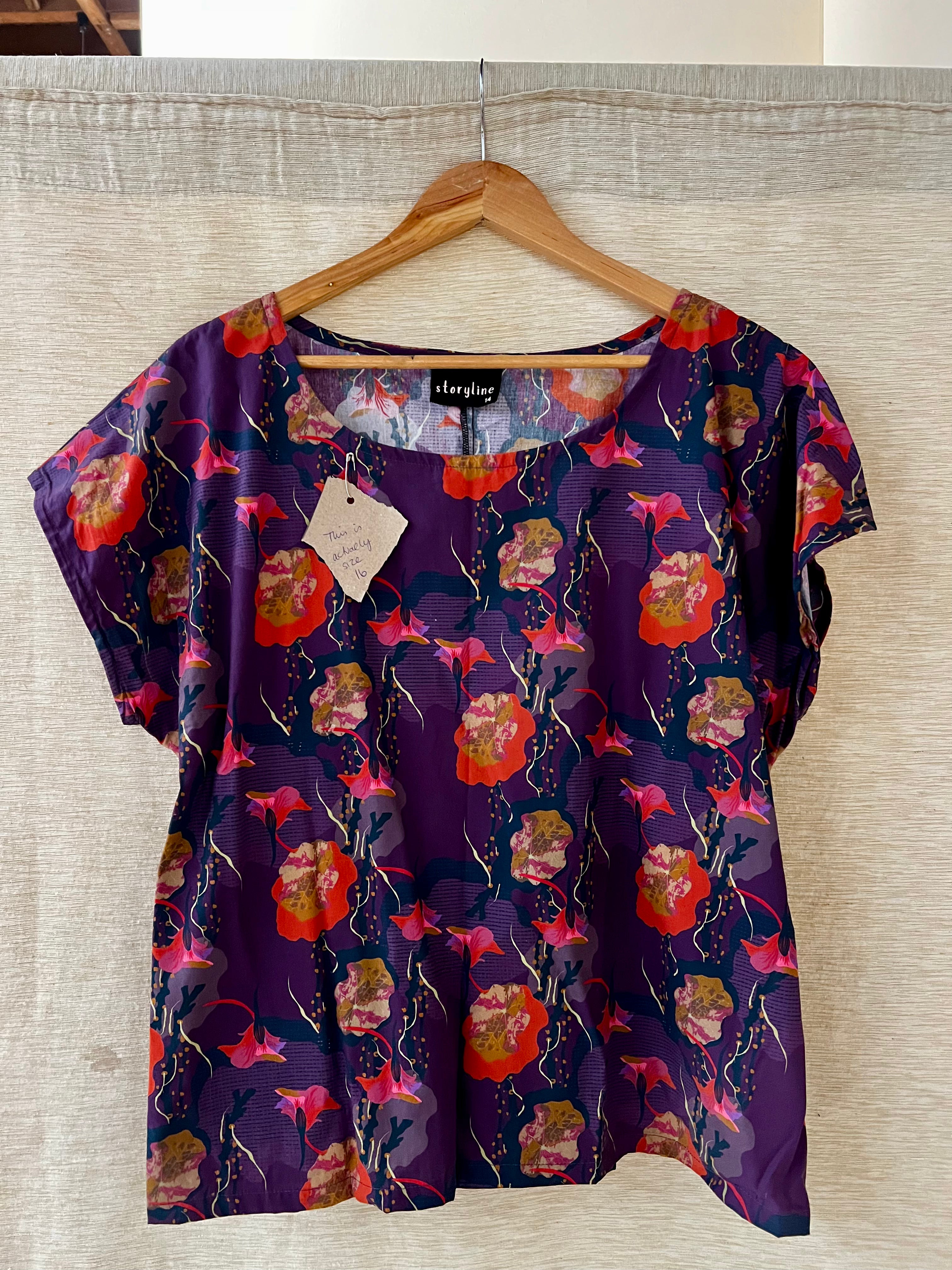 SAMPLE Breeze Top - Nasturtium Purple (16)