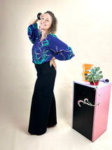 PREORDER Sidewalk Pants - Black Linen/Viscose