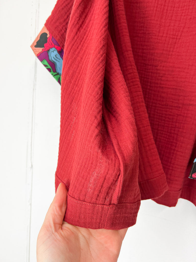 Matchmaker Bolero - Rust with Little Darlings Trim