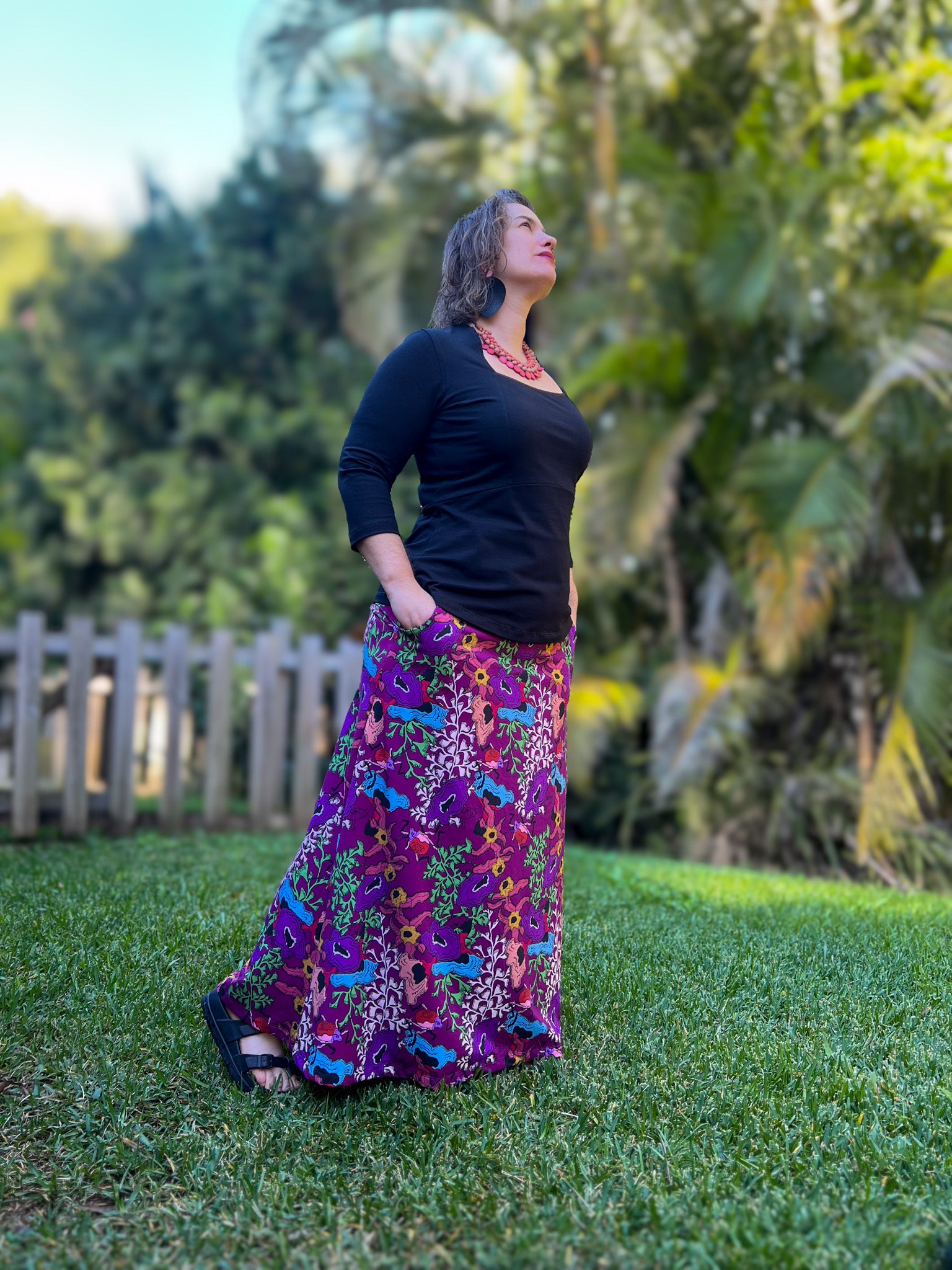 Stretch Maxi Skirt - Little Darlings