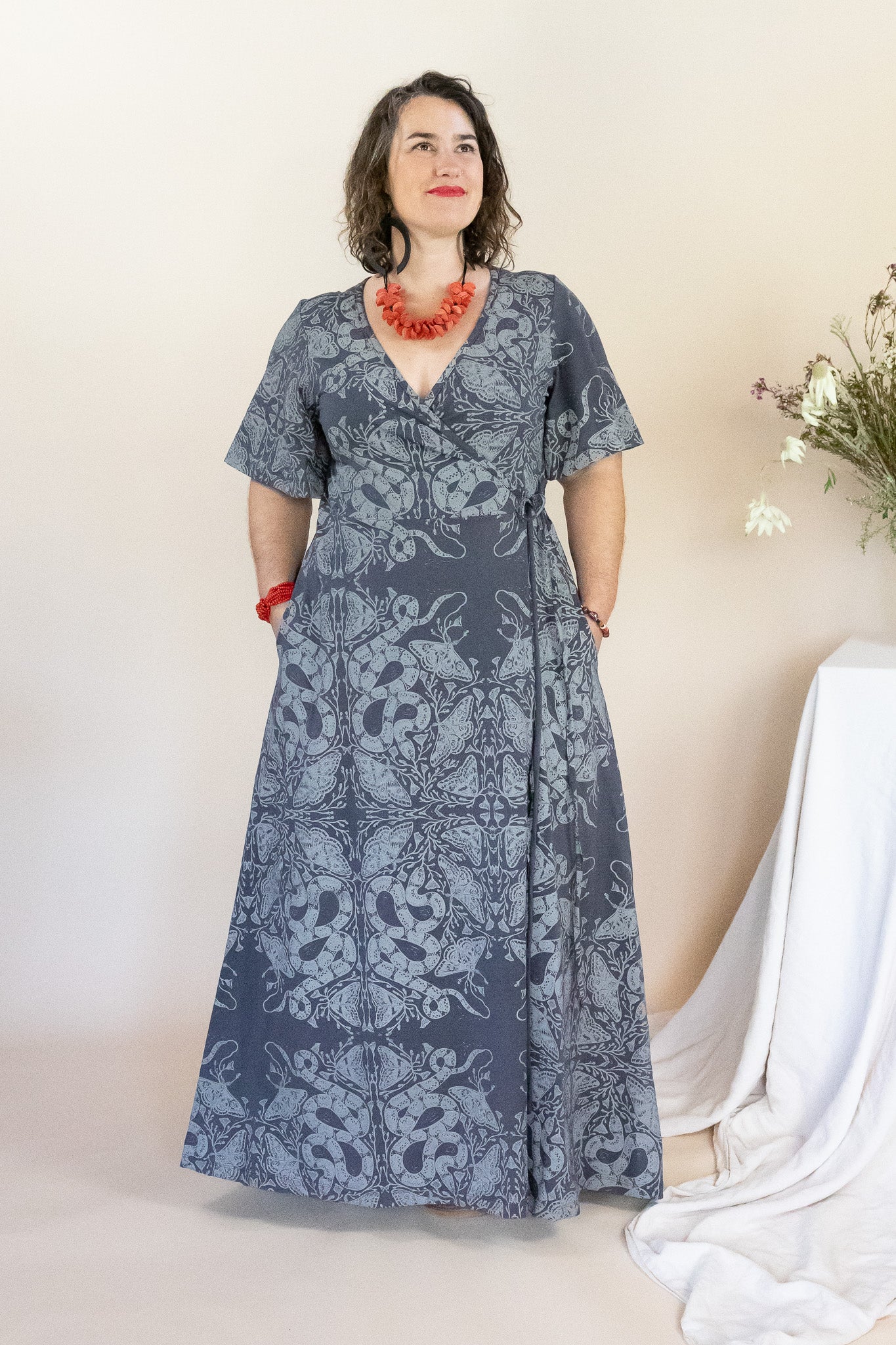 Wrap Dress - Nightwalk Print (size 10)