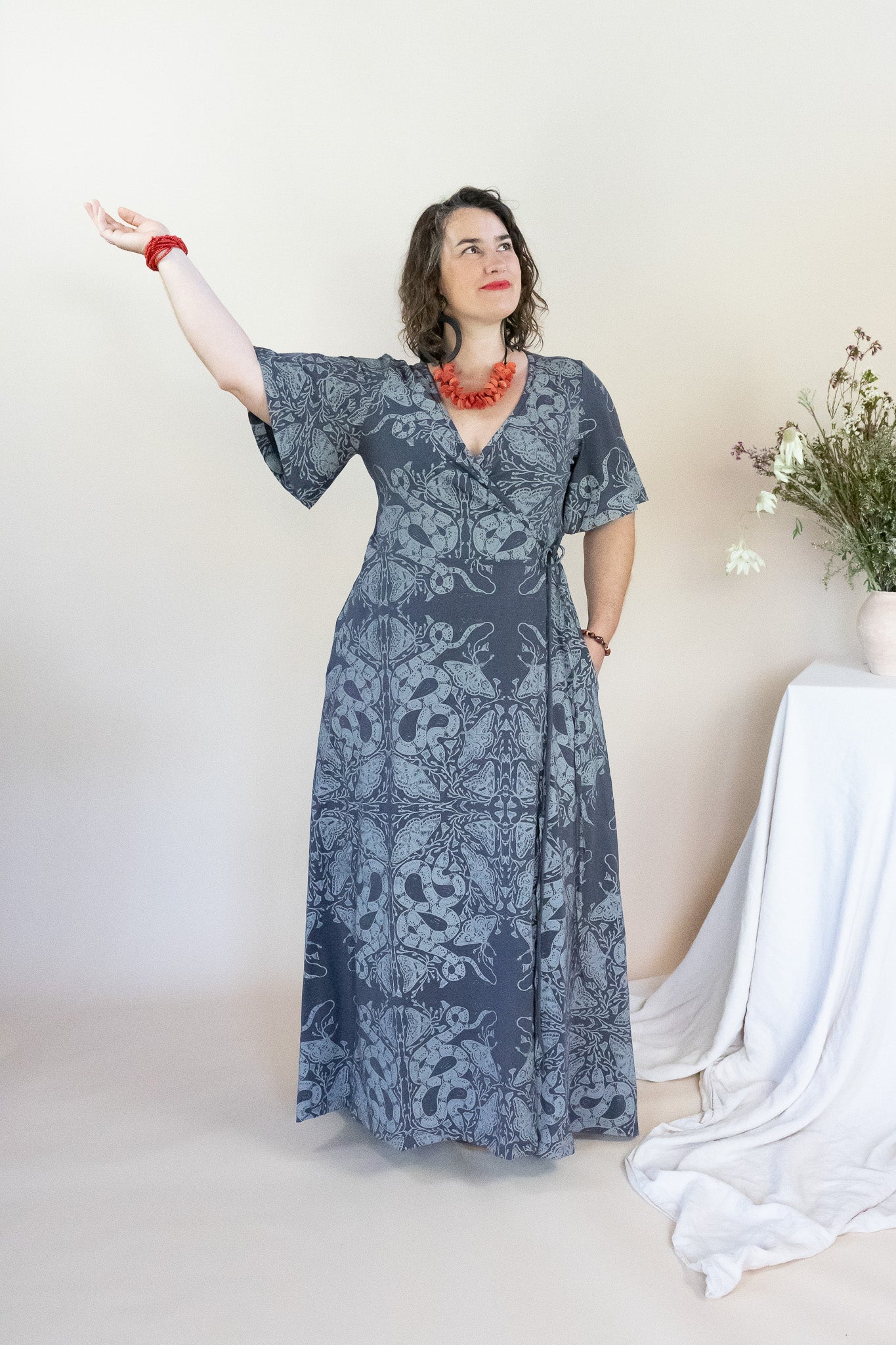 Wrap Dress - Nightwalk Print (size 10)