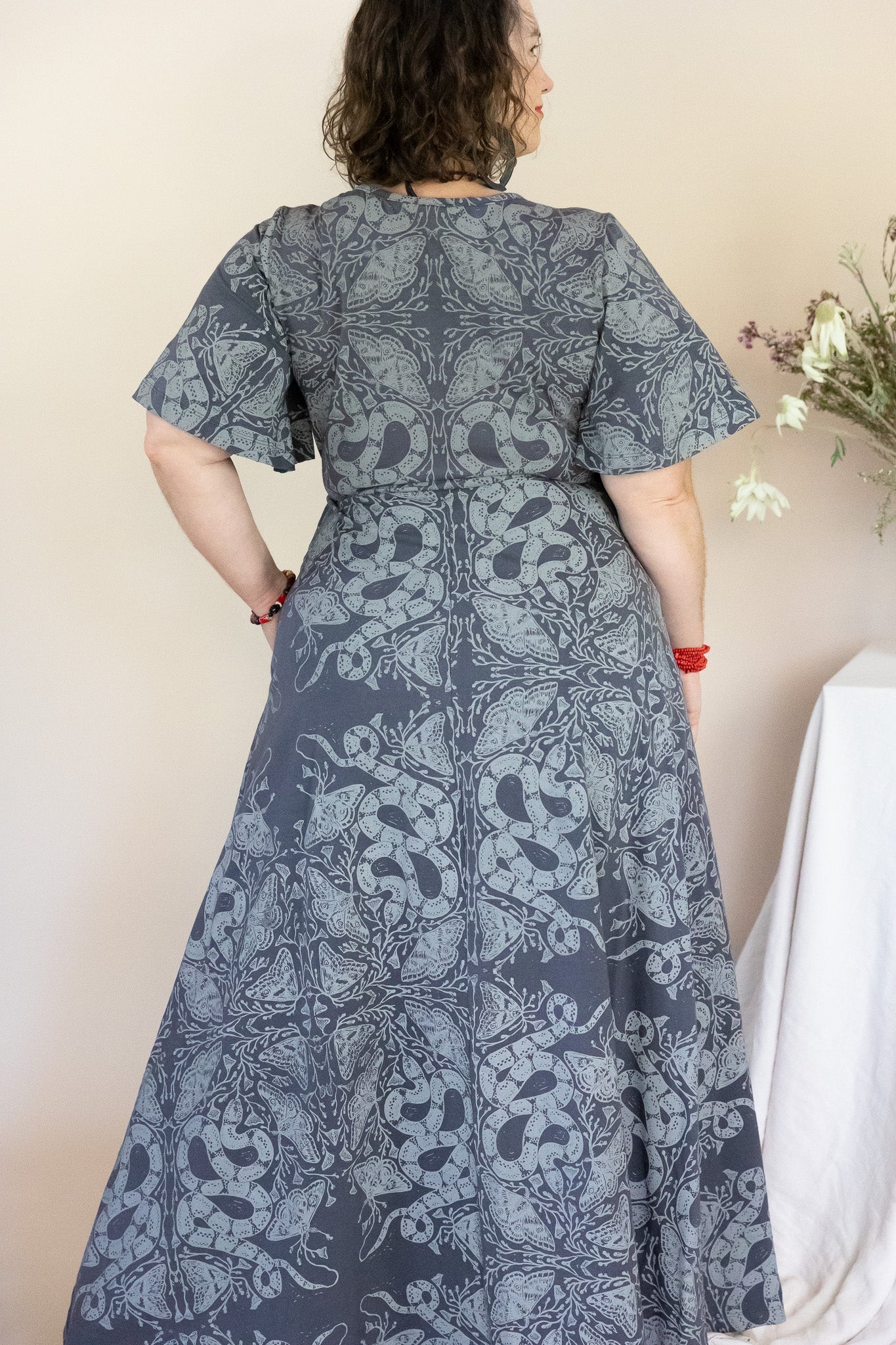 Wrap Dress - Nightwalk Print (size 10)