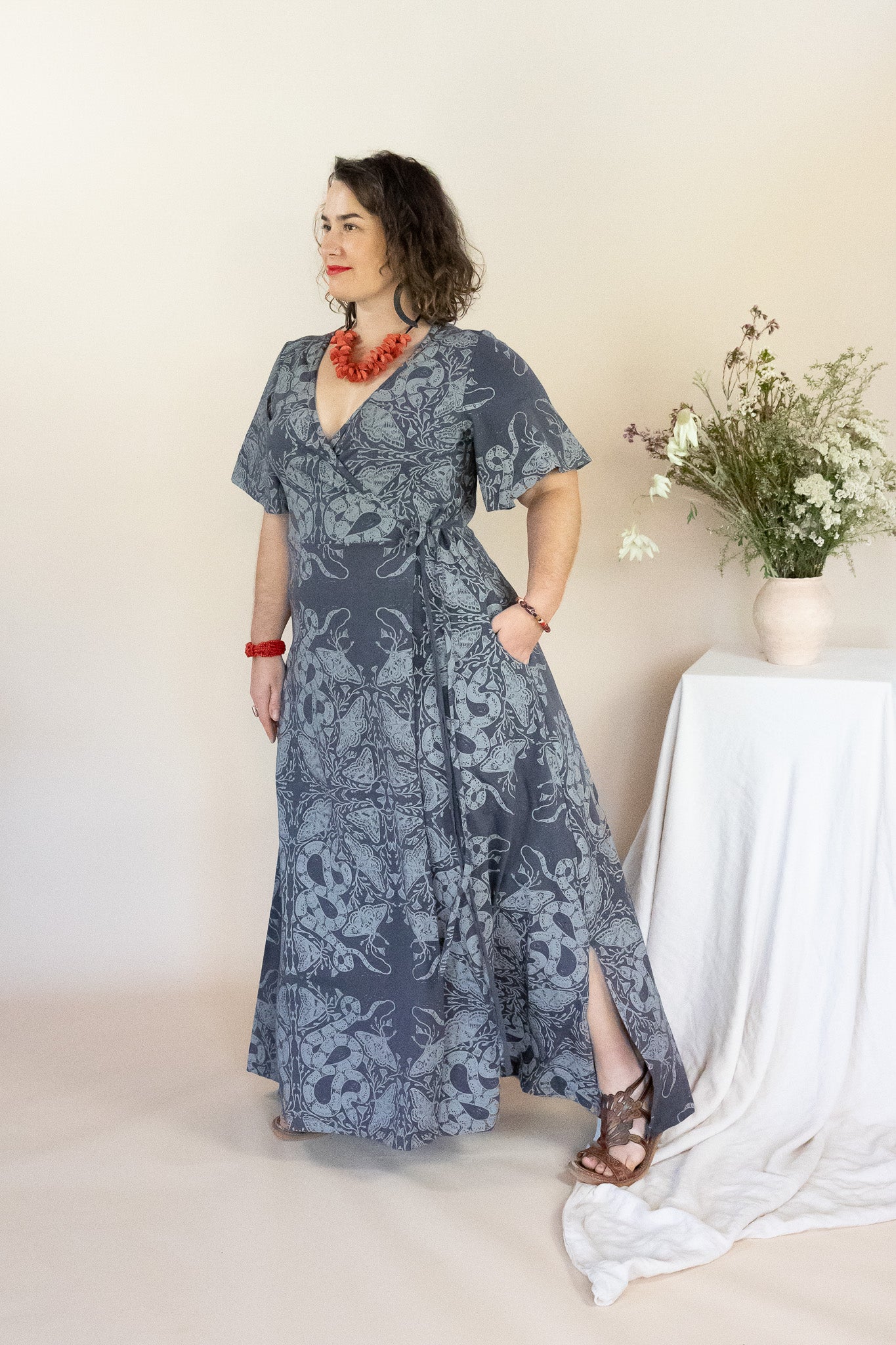 Wrap Dress - Nightwalk Print (size 10)