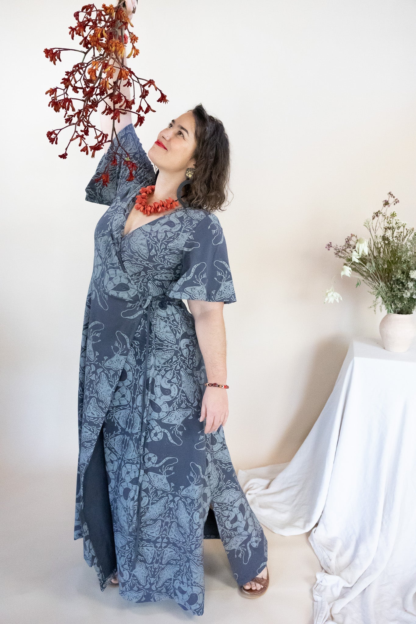 Wrap Dress - Nightwalk Print (size 10)