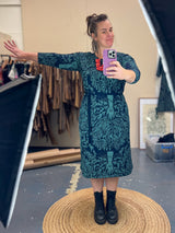 Ziggy Dress Stretch Cotton - Care For Kelp