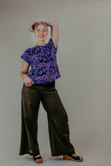 Sidewalk Pants - Nostalgic Brown Japanese Cotton (8,12,14)