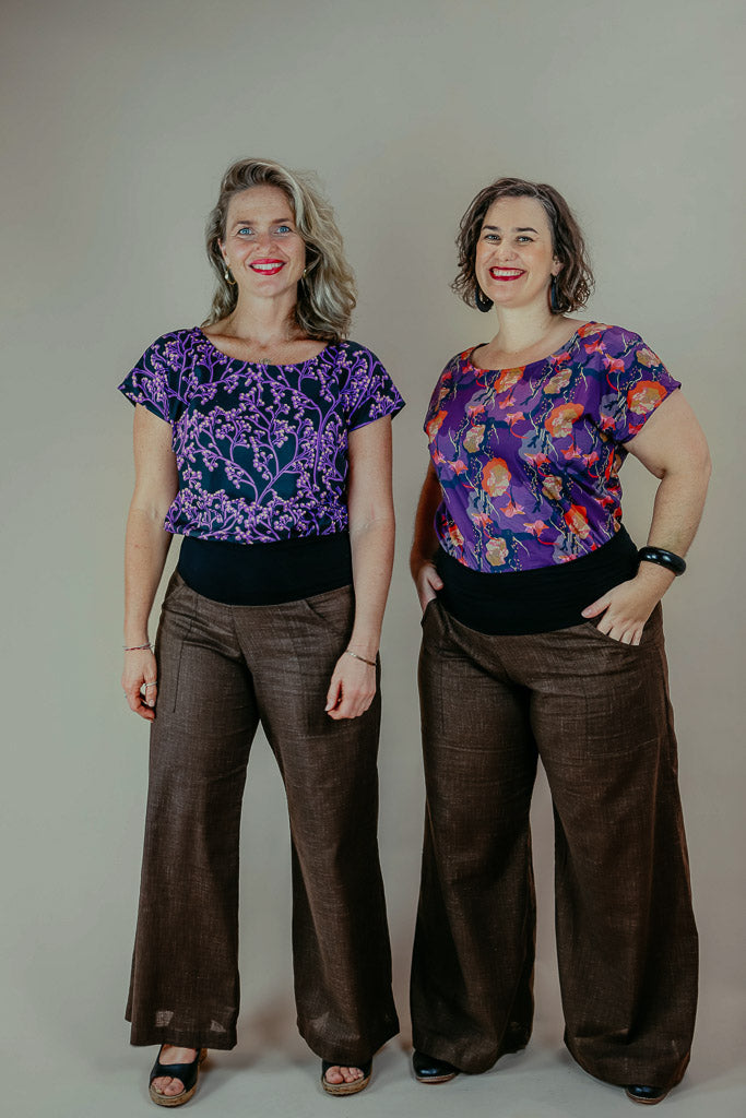 Sidewalk Pants - Nostalgic Brown Japanese Cotton (8,12,14)