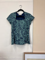 Cardamom Top Cap Sleeve – Kelp Garden