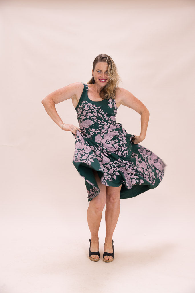 Flow Dress Stretch Cotton - Spirit of Tulsi