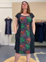 Ginger Stretch Panel Dress - Bush Garden