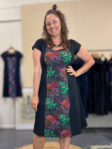 Ginger Stretch Panel Dress - Bush Garden