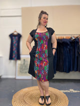 Ginger Stretch Panel Dress - The Thick of It Red