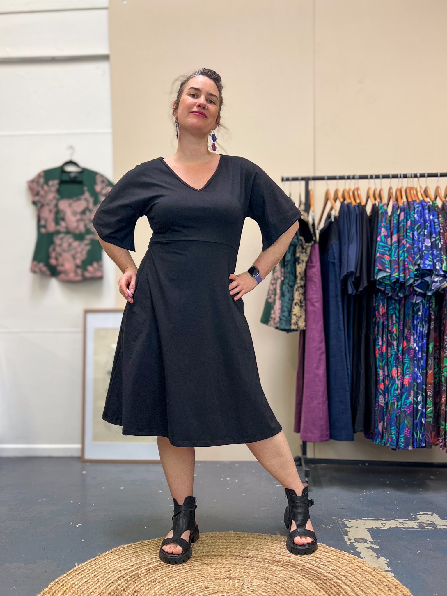 Henna Dress - Black