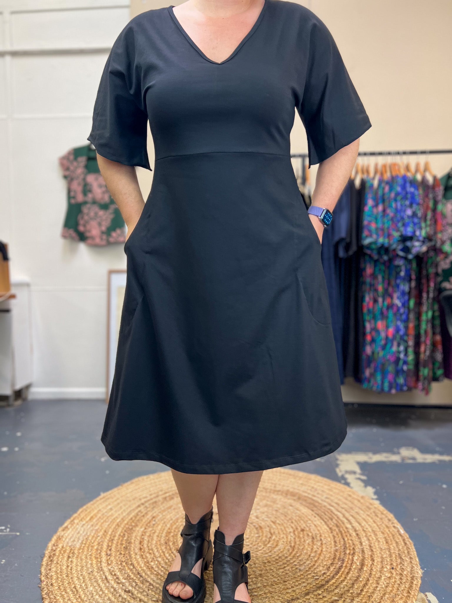 Henna Dress - Black