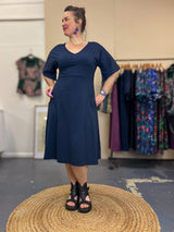 Henna Dress - Navy