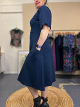 Henna Dress - Navy