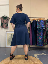 Henna Dress - Navy