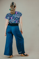 Sidewalk Pants - Navy Japanese Cotton (16)