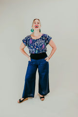 Sidewalk Pants - Navy Japanese Cotton (16)