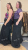 Wide Leg Pants Black - Stretch Organic Cotton