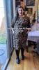 Ziggy Dress Stretch Cotton - Straw Flannel Flower