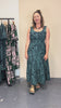 Flow Dress Stretch Cotton - Kelp Garden