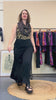 Stretch Maxi Skirt - Organic Black