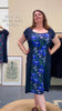 Ginger Stretch Panel Dress - Hello Cutie Blue