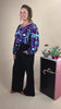 Sidewalk Pants - Black Linen/Viscose (14)