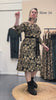 Ziggy Dress Stretch Cotton - Straw Flannel Flower