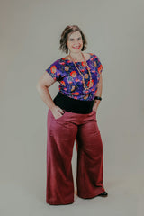 Sidewalk Pants - Desert Rose Japanese Cotton (14,16,22)