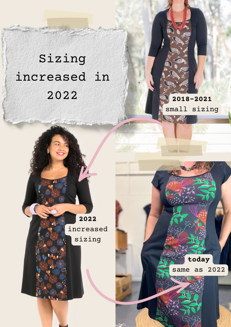 Ginger Stretch Panel Dress - Bush Garden
