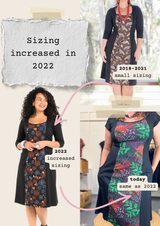 Ginger Stretch Panel Dress - Bush Garden