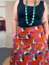 Swing Skirt – Nasturtium Rust