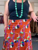 Swing Skirt – Nasturtium Rust