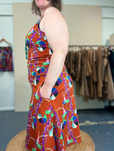 Swing Skirt – Nasturtium Rust