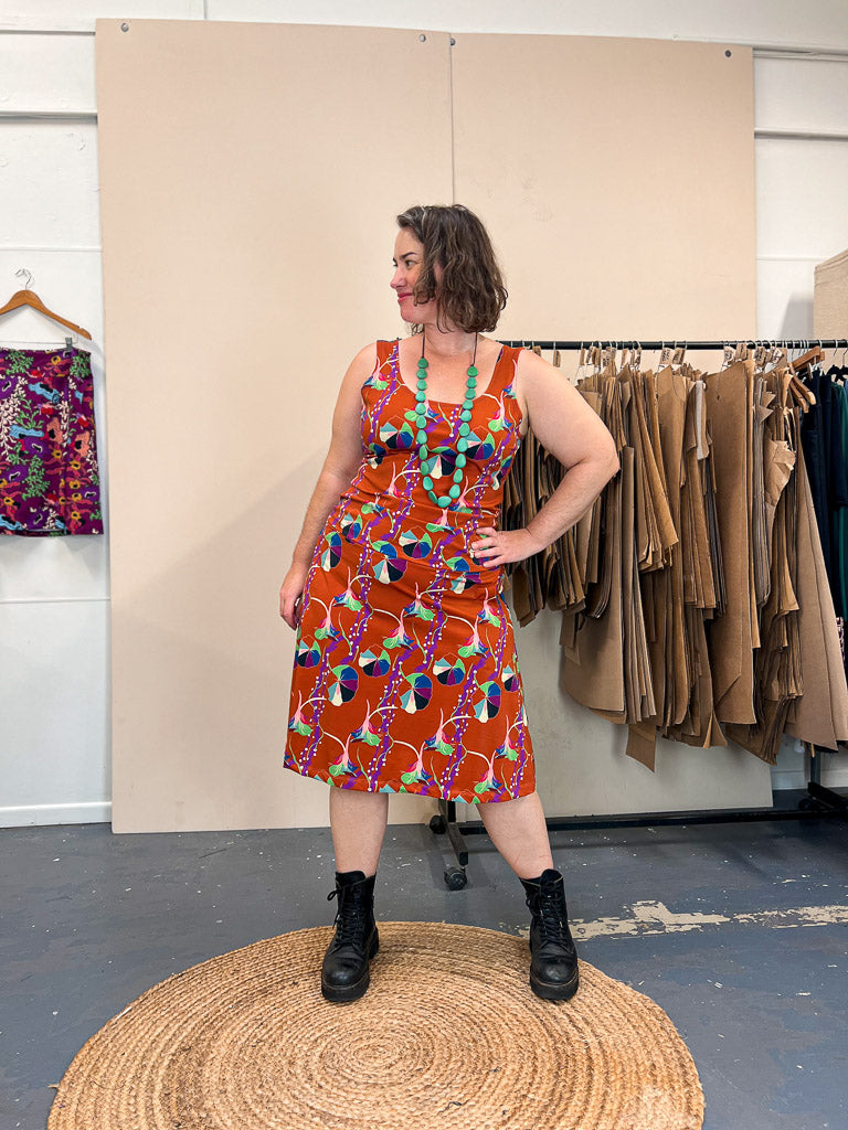 Swing Skirt – Nasturtium Rust